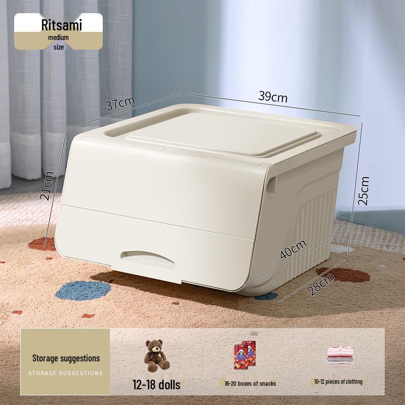 Flip-Top Storage Box for Clothes
