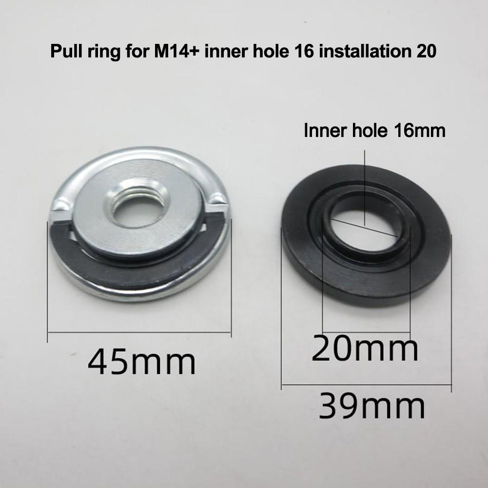For M14 Compatible Grinder Accessory Efficient Locking Nuts and Press Plates