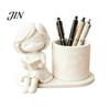 Durable Desk Accessory 3D Printed Pen Holder, Creative Desktop Organizer for Pencils Gel Pens Stationery Holder Makeup Brushes, Storage Container