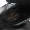 Tolle CHANEL Kurzstiefel schwarzes Leder Damen 38.5 G39566 Gebraucht