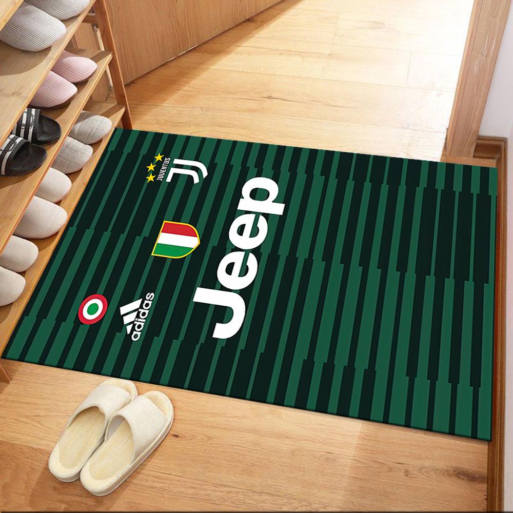 Juventus Floor Mat Suitable For Playrooms Hallway Foyer Dormitory Antislip Carpet Anime Office Decor Luxury Gift For Birthday Christmas Wedding