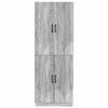 Cabinet Set 2 Pcs Grey Sonoma Particleboard