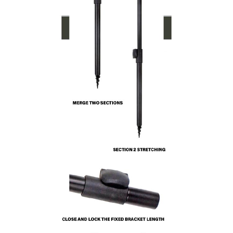 Fishing Banks Rod Holder Replacement Carps Fishing Banks Stick Adjustable Rod Holder Fishing Bankstick Poles Rest