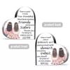 Sister Best Friend Acrylic Plaque For Women Coworker Unbiological Sister Gift