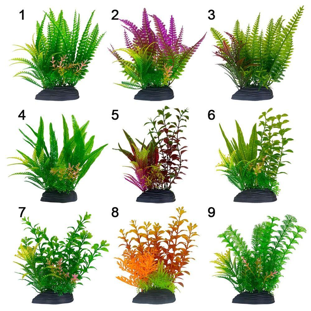 Simulation Artificial Plants Aquatic Weeds Ornament Plastic Water Grass Plants for Fish Tank Aquarium Garden Decoration
