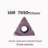 Haojiang AG60 CNC Threading Inserts Tool Holder for Internal/External Threads In Stainless Steel