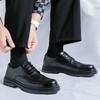 Platform Trending Brogues Classic Men Dress Shoes Men Oxfords Leather Shoes Lace Up Formal Black Leather Wedding Party Shoes