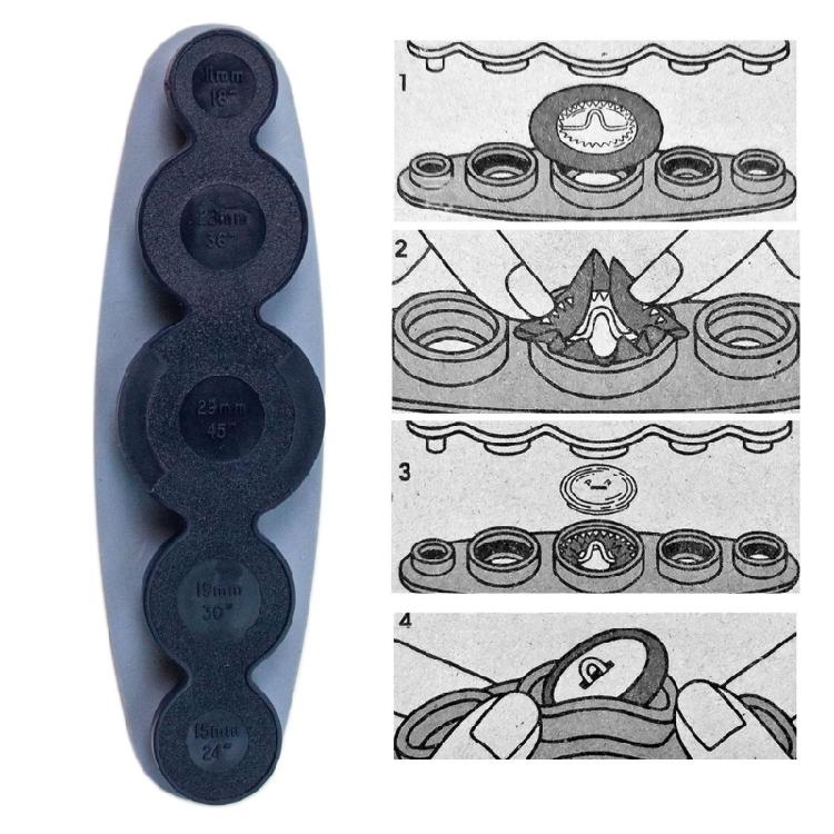 Self Cover Button Tool Sewing Craft Cover Button Tools for DIY Cloth Buttons