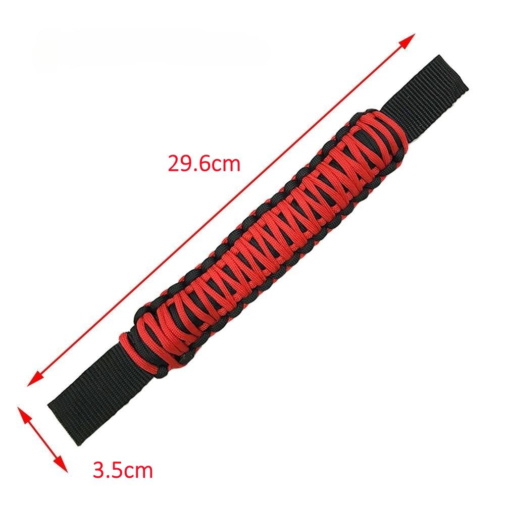 Car Headrest Grab Heavy Duty Hand Made Seat Mount Grab Security Handle For Wrangler Tj Jk Jl Land Cruiser Fj Suzuk Accessories