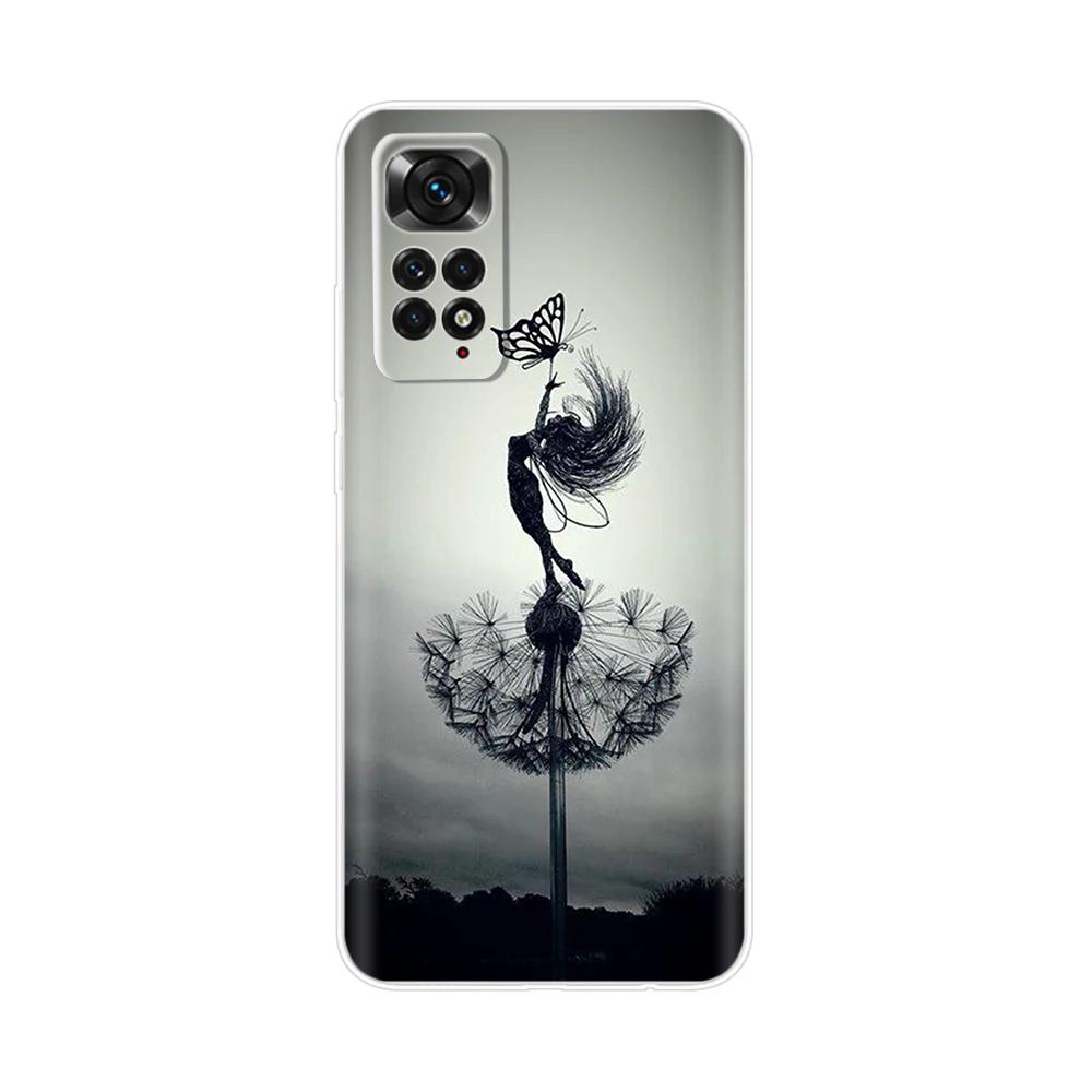 For Redmi Note 11 Case Soft Clear TPU Silicone Bumper Back Cover for Xiaomi Redmi Note11 Note 11 Pro 5G 4G 11s Phone Case Coque