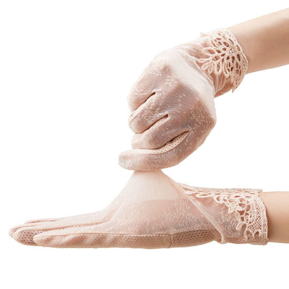 Sun Protection Sun Protection Gloves Thin Touch Screen Gloves Fashion Ice Silk Glove  Summer