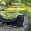 3 Pcs Folding Outdoor Seat Cushion Portable Cooling Moisture-Proof Foam Grass Pad Camping Seat Mat for Picnic, Bus, and Travel