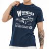 Plus Size Summer For Men T Shirt Winchester Brothers Car Hunting Saving People Family Business Short Sleeve Breathable Crew