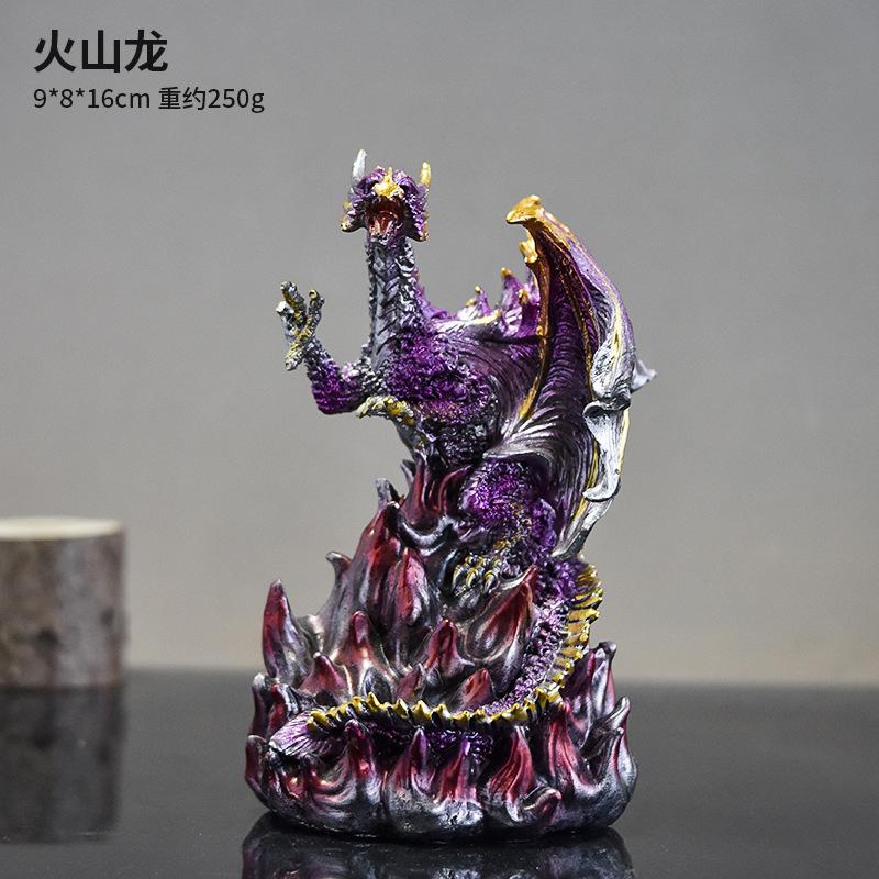 Cute Mythology Animal Statue Cerberus Dragon Griffin Ouroboros Dragon Eggs Resin Figurines Desktop Ornament Home Decorative