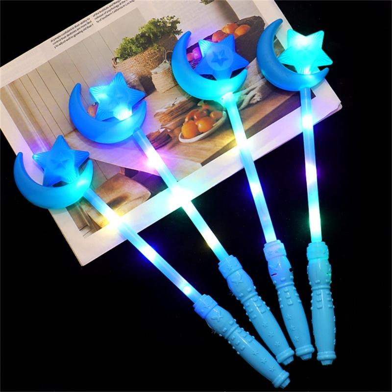 6Pcs Glowing LED Sticks Energy Efficient Illuminated Sticks for Birthday Festival Party Night Event and Outdoor Camping