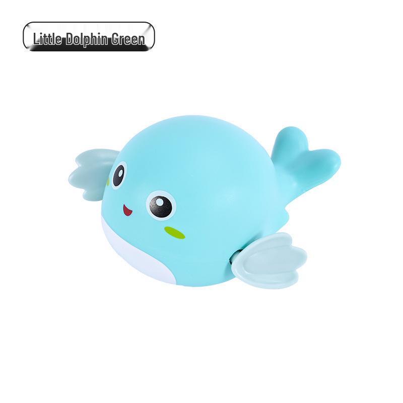 Baby Bath Toy Set: Wind-Up Dolphin & Turtle