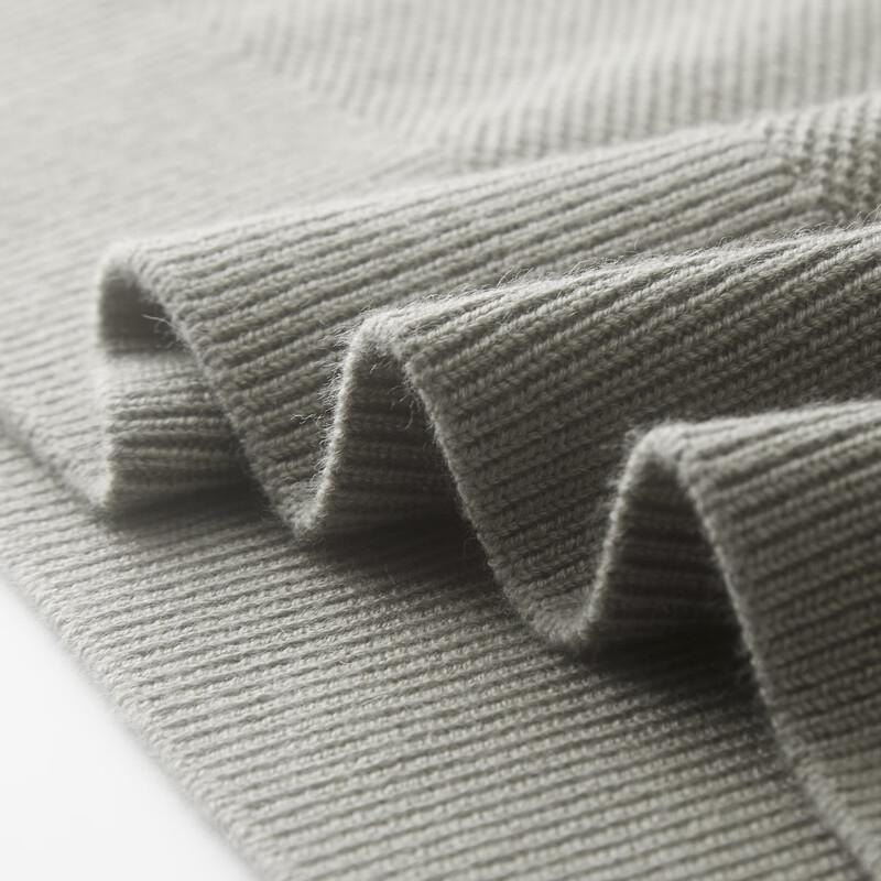 FIRS Men's Wool Blend Mock Neck Pullover Sweater