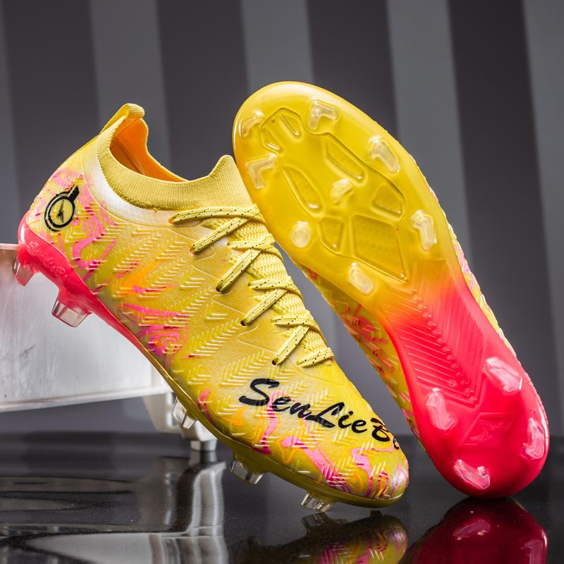 New Low Cut Trendy Professional Adult Football Shoes Support Wear-resistant Sports Shoes Training Competition Nail Shoes
