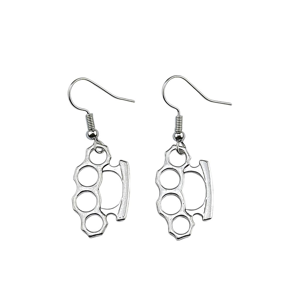 Fashion Knuckles Dangle Drop Earrings Vintage Goth Aesthetic Cool Long Earrings for Women Designer Jewelry Accessories