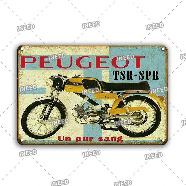 Vintage Motorcycle Metal Tin Sign Poster  Retro Wall Decor for Garage Home Room  INEED Metal Plate Accessories  Stickers