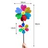 1 kus Barevný flitrový větrník Plastový tvar srdce Větrný mlýn Dekor Venkovní zahrada Trávník Slavnostní Jasné barvy Rotující Zábavná scéna