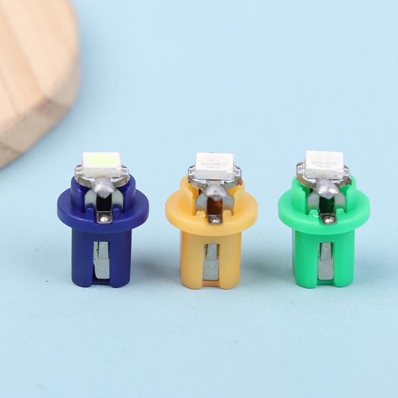 10Pcs T5 B8.5D Led 5050 Smd Led Bulb Car Interior Instrument Light Automobile Dashboard Side Switch Lamps Car Accessories