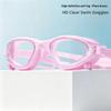 Adult Swimming Goggles Anti Fog HD Waterproof Oversized Frame Adjustable Strap for Men Women Beach Swim