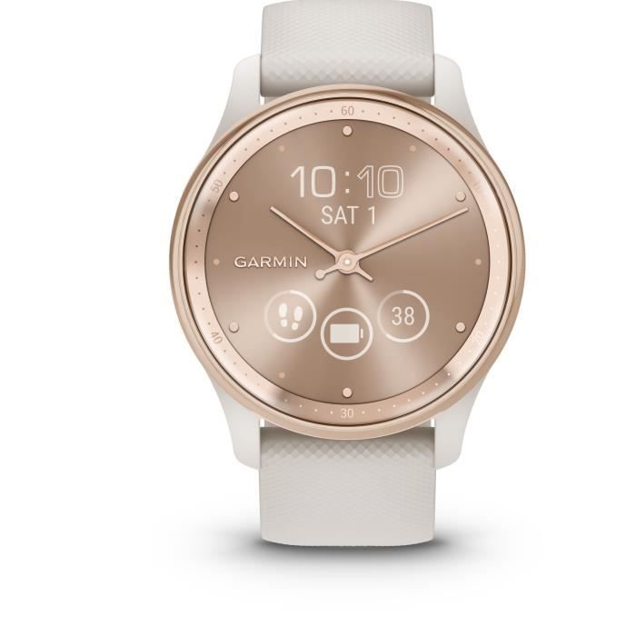 GARMIN Vivomove Trend Montre Connectée - Silicone - Ecru WW