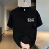 American Trendy Brand High-End Pure Cotton Men'S Printed Short-Sleeved T-Shirt Trendy Casual Round Neck T-Shirt Men'S