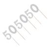 50 Set 50 Cupcake Topper Silver Glitter Practical 50th Cupcake Toppers Happy Birthday Cake Topper for Anniversary
