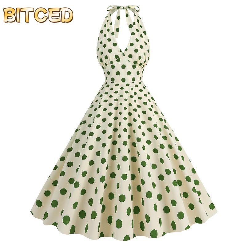 BITCED Fashion Summer Spring Sleeveless V-Neck Casual Dresses