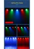 54-Piece 3W Full Color LED Stage Lights for Weddings and Events