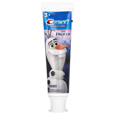Fluoride-containing Cavity Prevention Toothpaste, Disney, Frozen, Ages 3 and Up, Bubblegum, 119 G (4.2 Oz)