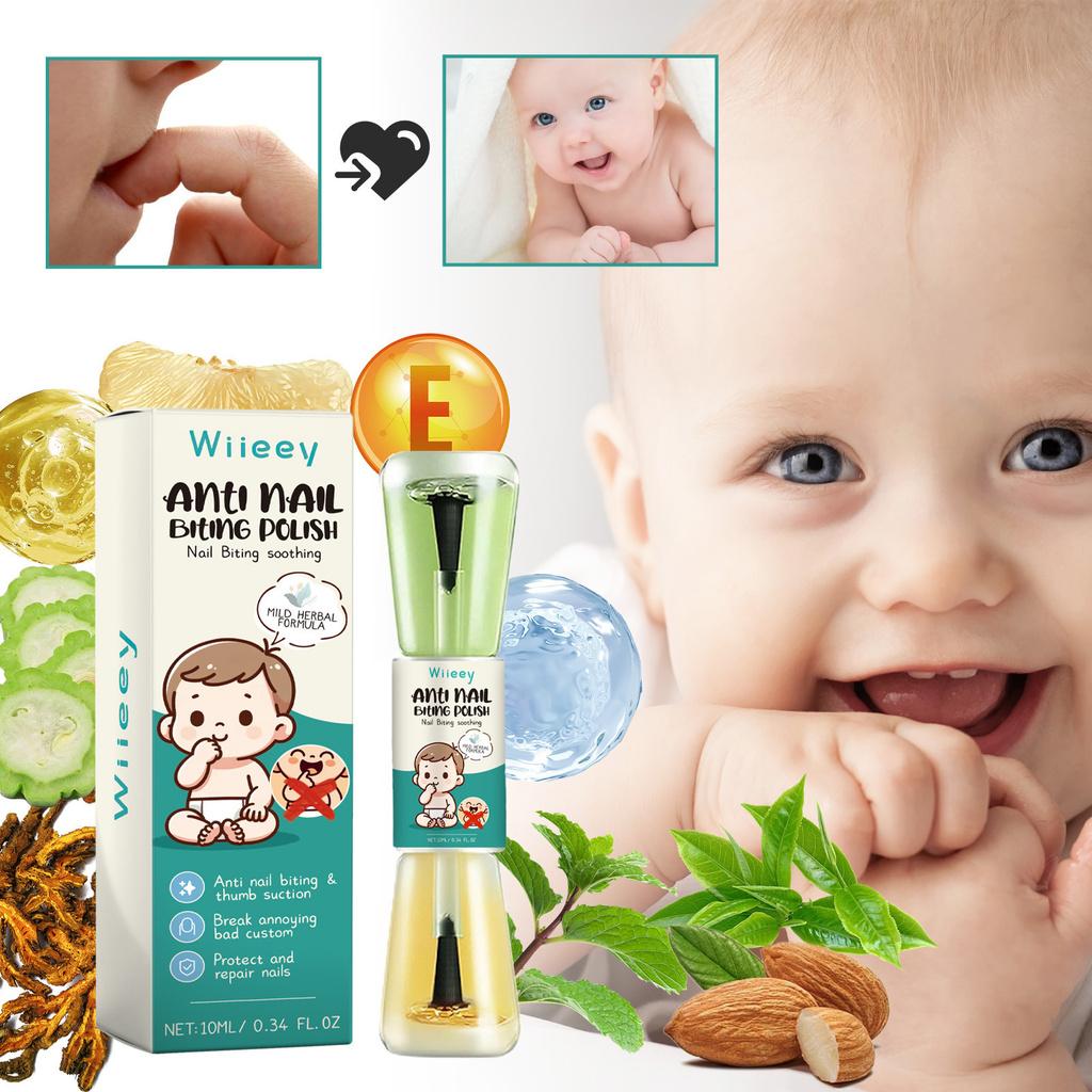 Wiieey Odpuzovač hořké chuti pro děti 10ml Účinný roztok proti kousání prstů