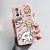 Handyhülle Für Xiaom Mi 11T 11 T Pro Funda Niedliche Katze Cartoon Hund Fuchs Hülle Xiaomi 11T Mi11T Pro Matte Weiche TPU Rückseite Bumper