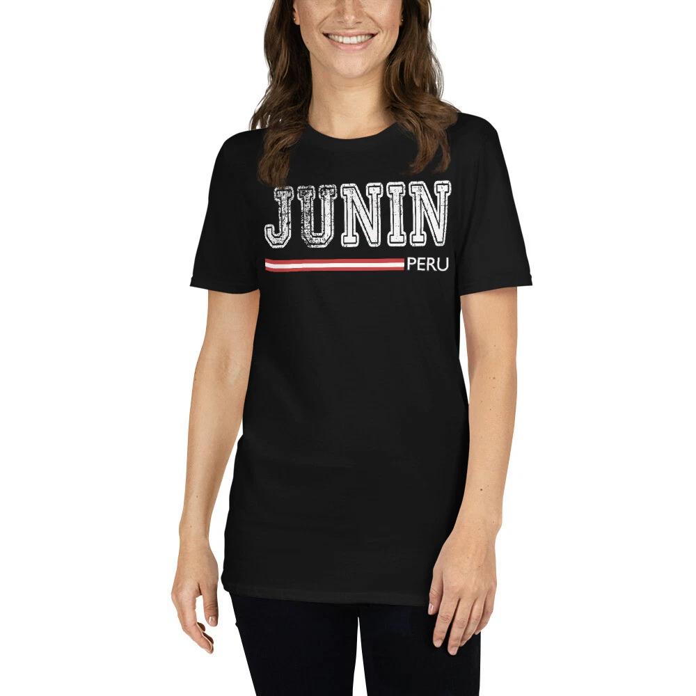 JUNIN PERU BANDERA PERUANA PERUVIAN GRAPHIC Short-Sleeve Unisex T-Shirt 4XL