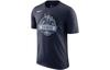 Nike T Shirts Men's Navy Blue Crew Neck Moderate Straight Fit CI0961-419