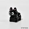 2 Stück Cartoon Harz Niedlich Korn Luo Xiaohei Zhanji Kleine Schwarze Katze Tier Dekoration Kreativ Schreibtisch Auto Kleine Dekoration Handwerk