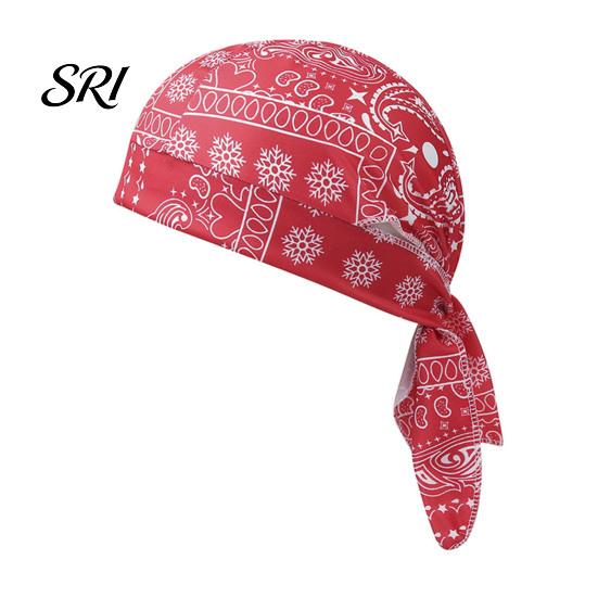 Elastic Strap Bandana Paisley Cooling Headscarf Cap Set, Sweat Wicking Adjustable Moisture-wicking Straps Fit Breathable Hand Washable Headwrap