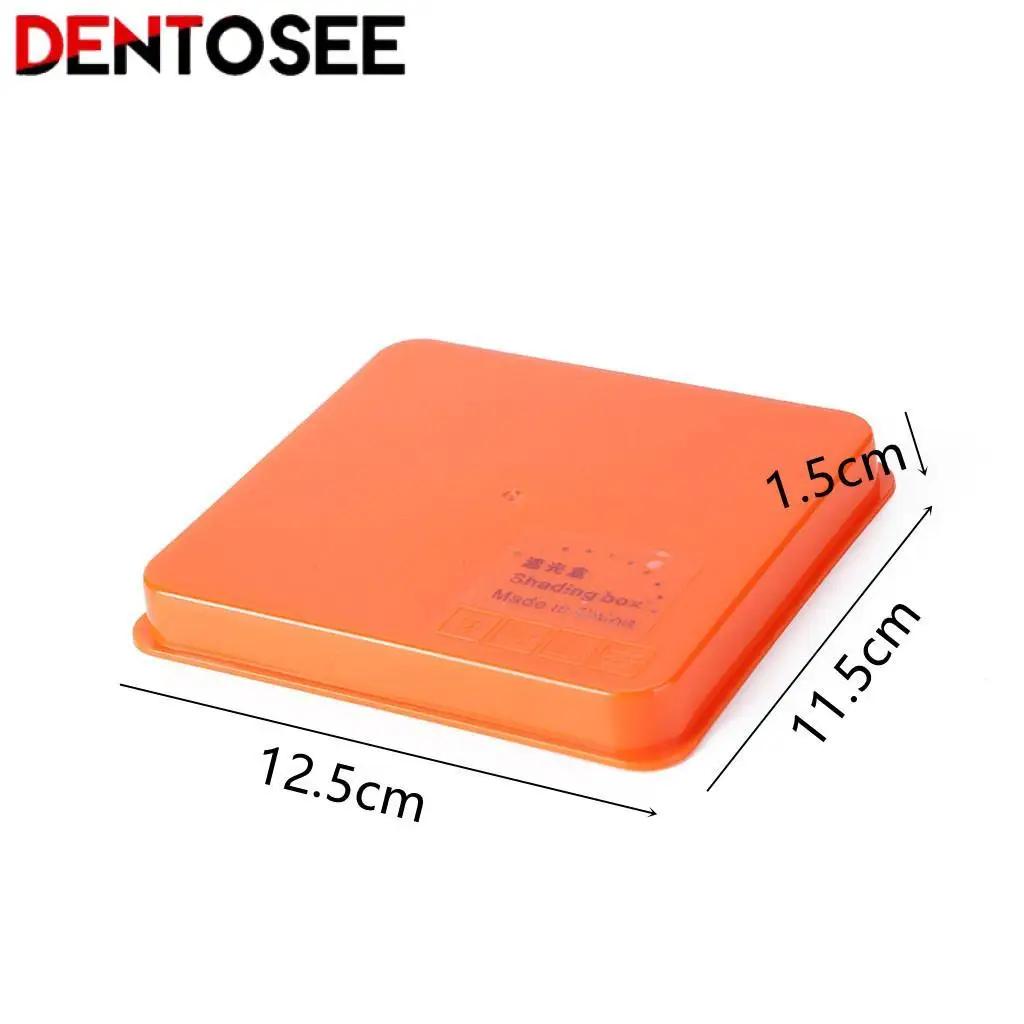 Dental Shading Light Box Veneer Placement Box Resin Material Lightproof Box Dentistry Consumables