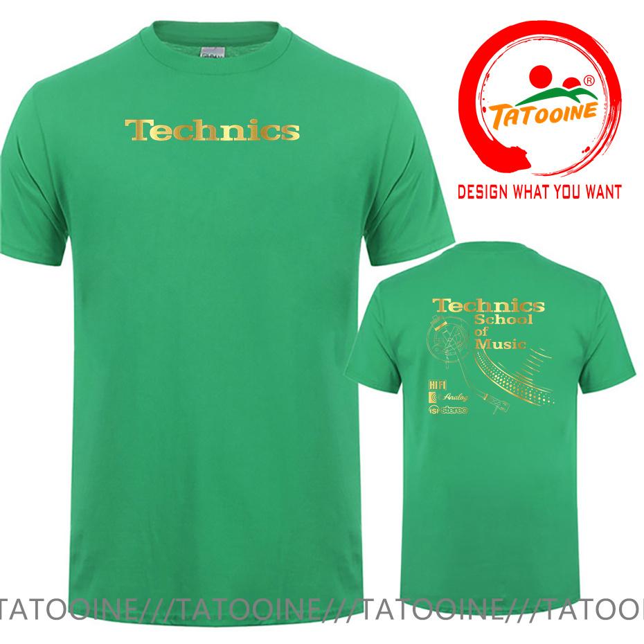 Vintage Deejay Shirt Long Play Tshirt Technics School Of Music T Shirt Unisex Retro Dj Music Tshirt Hot Sale Fashion Top Tee Shirt