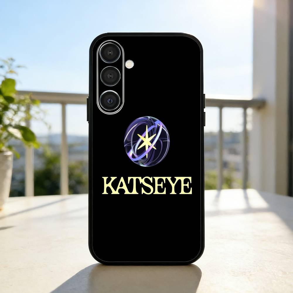 Heißes Musik K-KATSEYE Handyhülle Für Samsung A73,A21s,A22,A31,A32,A52,A53,A71,A80,Weiche Schwarze Hülle