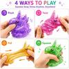 Unicorn Squishy Squeeze Toys Glitter Sugar Squishy Relief Fidget Toys Slow Rising Toy Stocking Stuffers Birthday Gifts