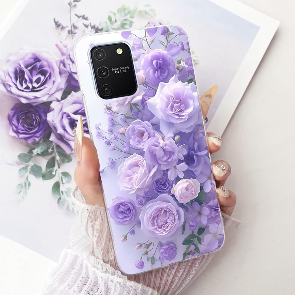 Clear For Samsung S10 Lite Case Cute Fashion Butterfly Funny Painted Casing For Samsung Galaxy S10 Lite SM-G770F SM-G770U1 Cover