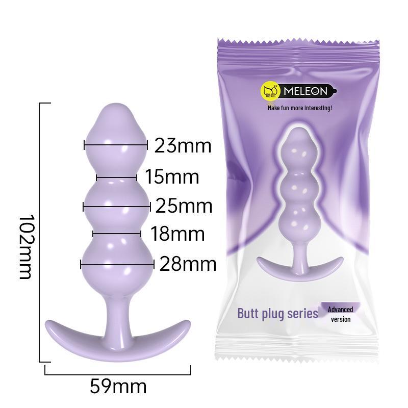 Raupen Analkristallstöpsel & Dornen Kristallhülle Herren Tragbares Penisring-Set