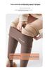 Women's High-Waisted Fleece-Lined Stirrup Yoga Pants – Warm, Thickened Base Layer with Tummy Control & Hip Lift for Autumn/Winter.