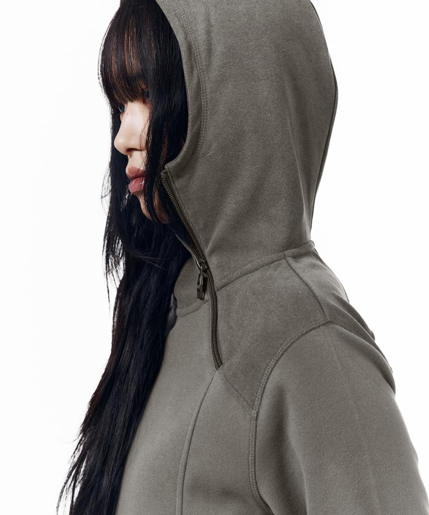 AAKAM Fleece Utility Hooded Long Sleeve (Gray)
