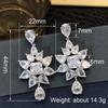 Xiaomi Huitan Sparkling Women Drop Earrings Fashion Party Daily Accessories Full Bright CZ Elegant Fancy Jewelry for Wedding Engagement