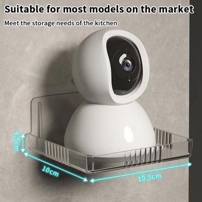 Punch-Free Security Surveillance Camera Stand Traceless Wall-Mounted Bracket Home Self-Adhesive Drill-Free Fixer 1Pcs