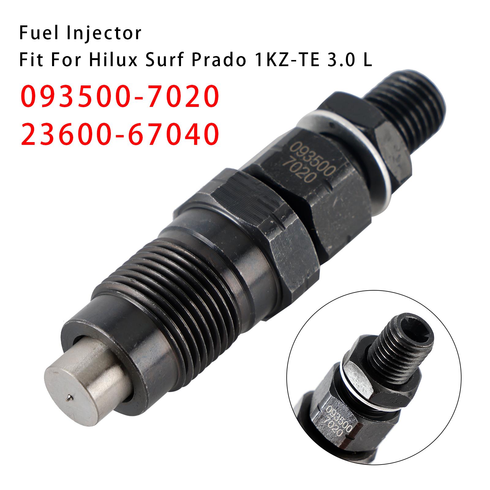 

Fuel Injector For Hilux Surf Prado 1KZ-TE 3.0L 093500-7020 23600-67040